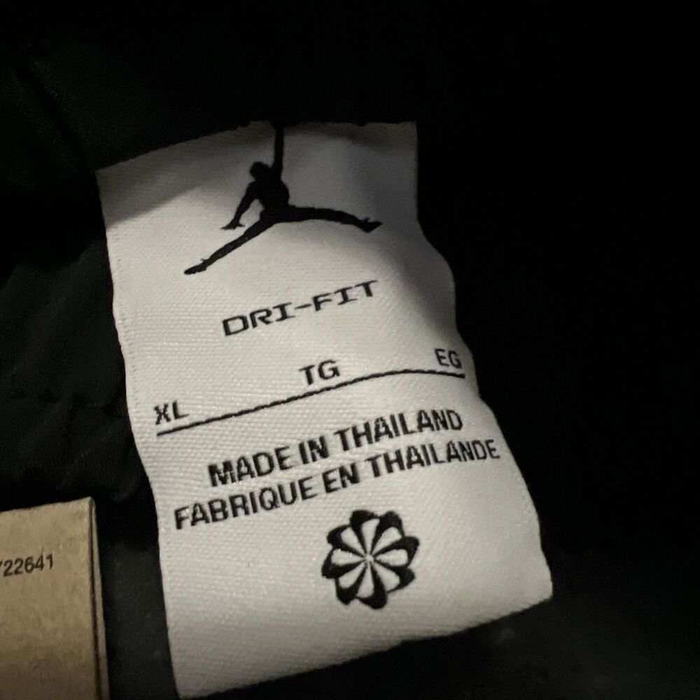 XL Jordan Shorts Men’s Black Nike Air Dri-Fit Sport Diamond Woven FQ2989-010 - Picture 8 of 10